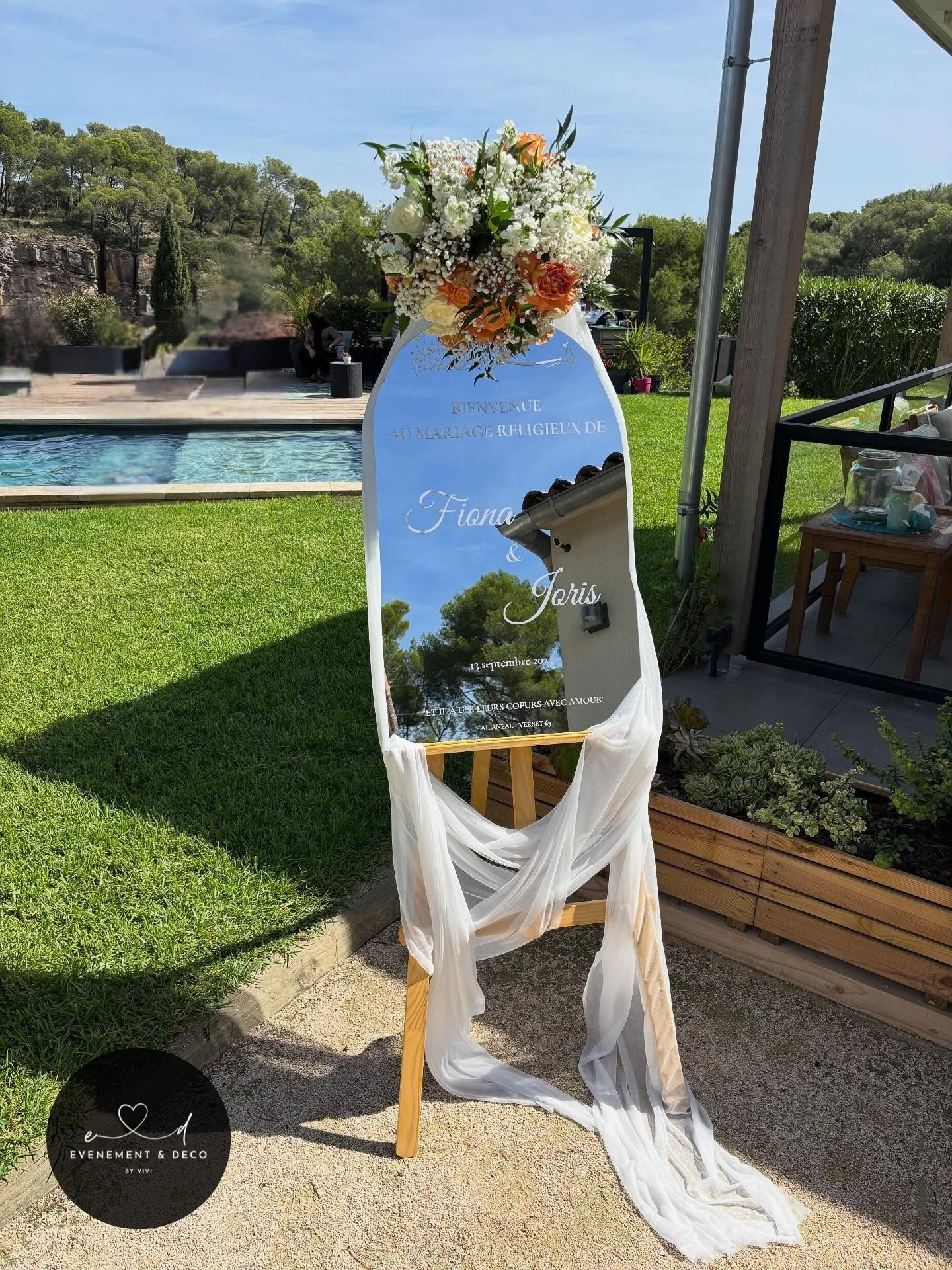 Décoration mariage Provence décoratrice design floral Var Vaucluse